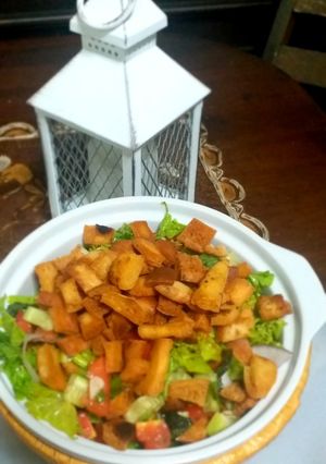 صورة لوصفة صحن فتوش