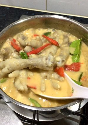 รูปของ น้ำยาป่ากะทิตีนไก่
