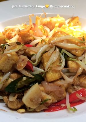 Foto resep Tumis tahu tauge