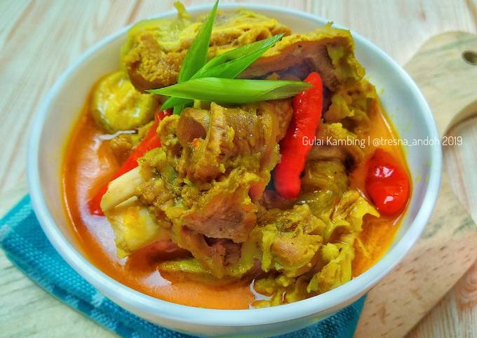 Resep Gulai Kambing 🐏 Oleh 🇹‌🇷‌🇪‌🇸‌🇳‌🇦‌ - Cookpad