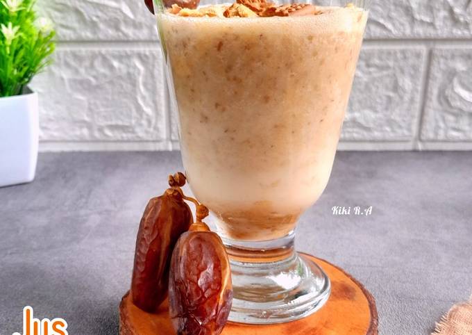 Resep Jus Kurma Susu Topping Biskuit Regal Oleh Dapur Amalia Rizki