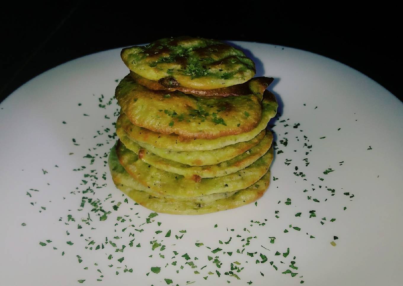 Tortitas de calabacín y queso
