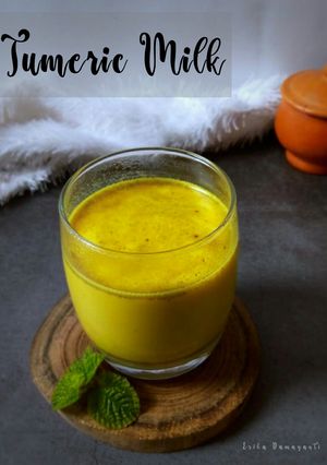 Foto resep Tumeric Milk a.k.a Golden Milk (Susu Kunyit)