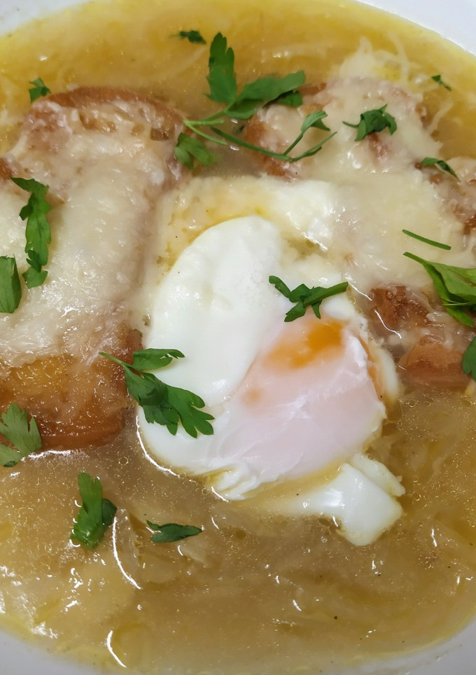 Una foto de Sopa de cebolla
