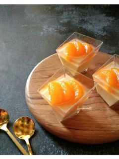 Foto resep Orange Cheese Pudding