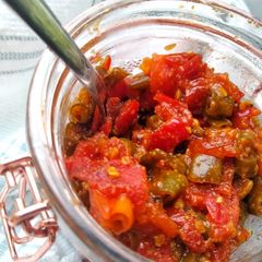 A picture of My Extra Hot Chilli Chutney🔥.