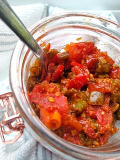 A picture of My Extra Hot Chilli Chutney🔥.