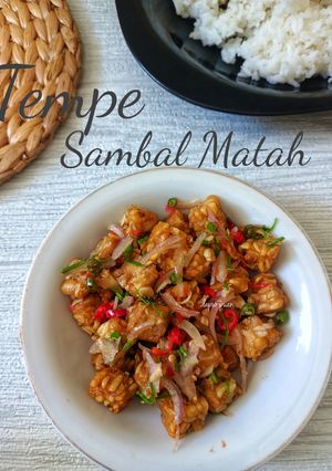 Foto resep Tempe goreng sambal matah