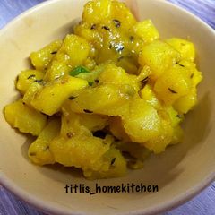 3 Spices- Jeera Aloo Sabzi A picture of 3 Spices- Jeera Aloo Sabzi.