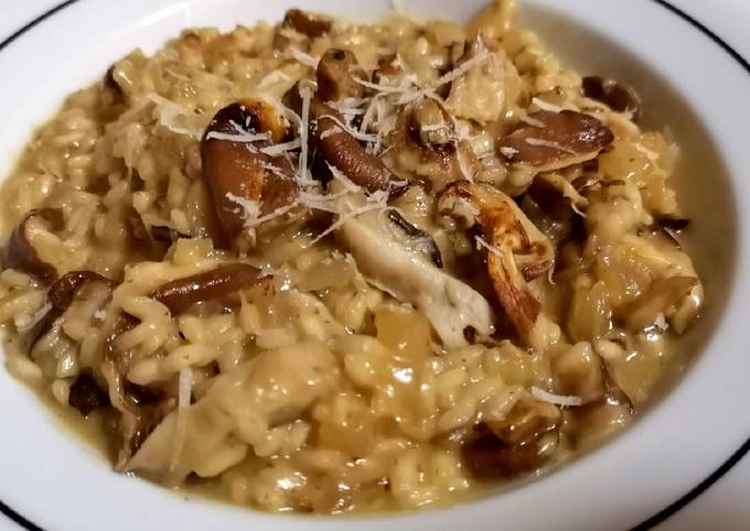 Risotto de Shitake, Shimeji e Paris Receita por Joao - Cookpad