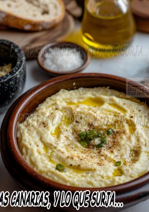 Una foto de Mojo de queso canario