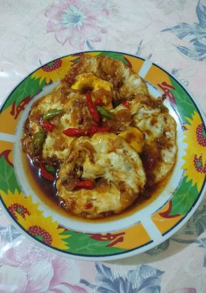 Foto resep Telur Ceplok Saus Tiram