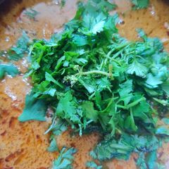 A picture of Carrot masala curry.
