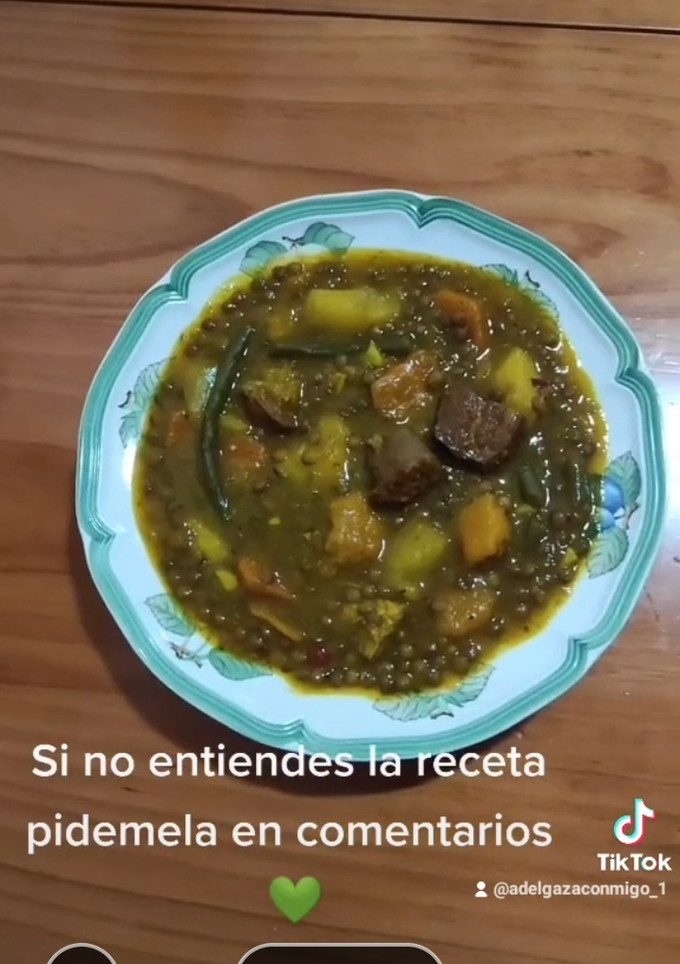 Una foto de Potaje de lentejas