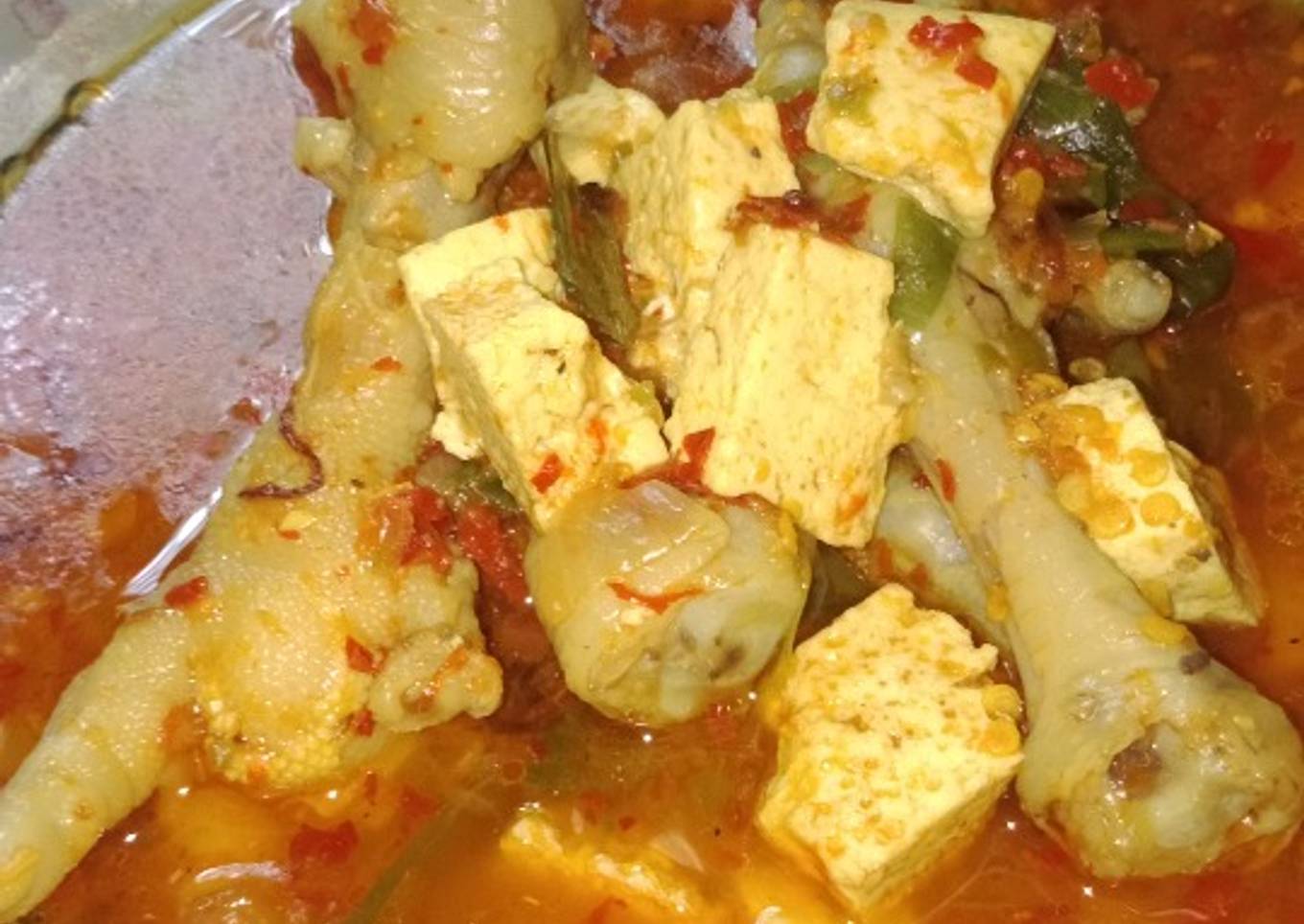 Ceker kuah mercon