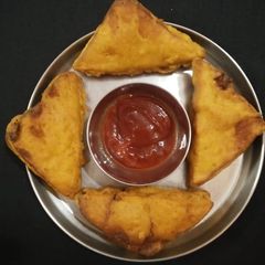 A picture of Healthy Bread Pakodas!!.