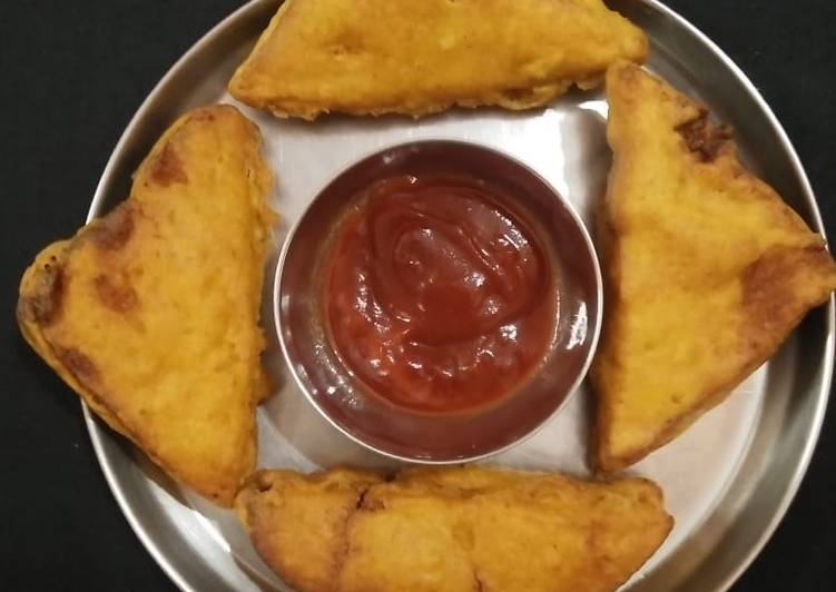 Step-by-Step Guide to Make Any-night-of-the-week Healthy Bread Pakodas!!