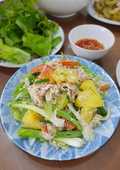 Bắp su xào tép