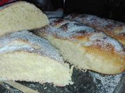 Una foto de pan de polenta