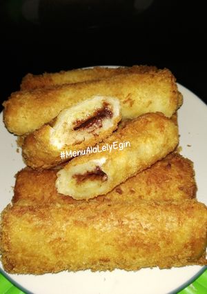 Foto resep Roti Goreng Gulung Pisang