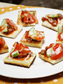 Foto resep Sandwich Mini Toping Sosis