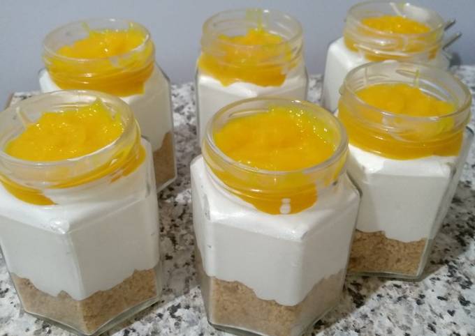 Resep Lemon cheesecake in Jar yang Harus Anda Coba