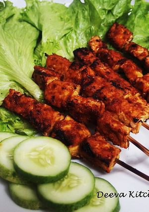 Foto resep Sate tempe pedas