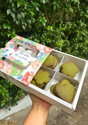 Hình của món Bánh Quy Bơ Trà Xanh (Matcha Butter Cookies).
