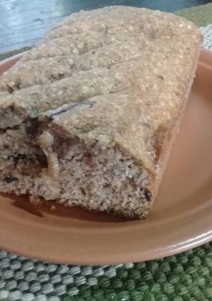 Una foto de Budín de bananas miel