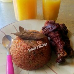 Jollof rice A picture of Jollof rice.