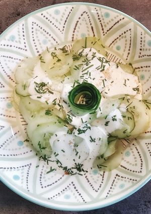 Une photo de Concombre à la crème