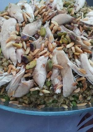 صورة لوصفة فريكة بالدجاج