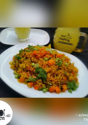 A picture of Leafy Fried rice by salma.s.Adam (ful@rny"ss kitchen).