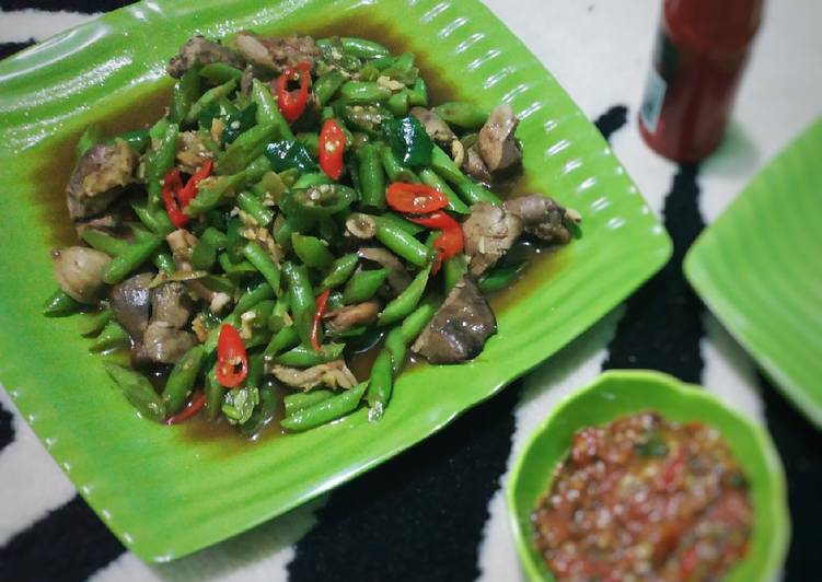 Resep Oseng Buncis Ati Ampela, Sempurna