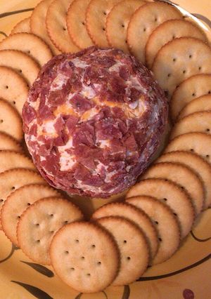 A picture of Bacon ranch cheese ball.