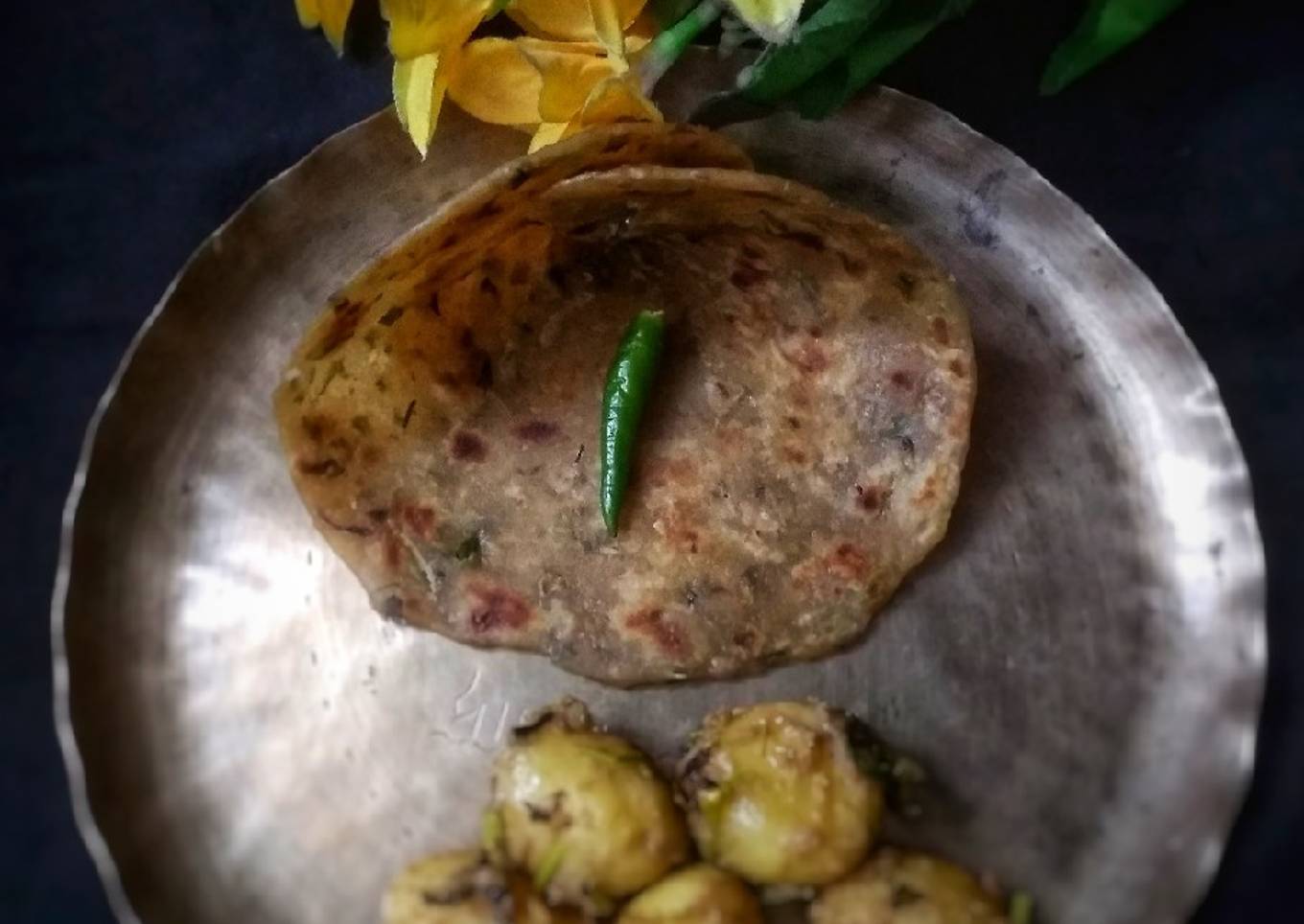 Instant aloo paratha