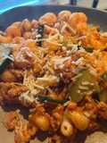 Chicken Sausage Cavatappi Bolognese