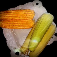 A picture of Boiled maize(corn).