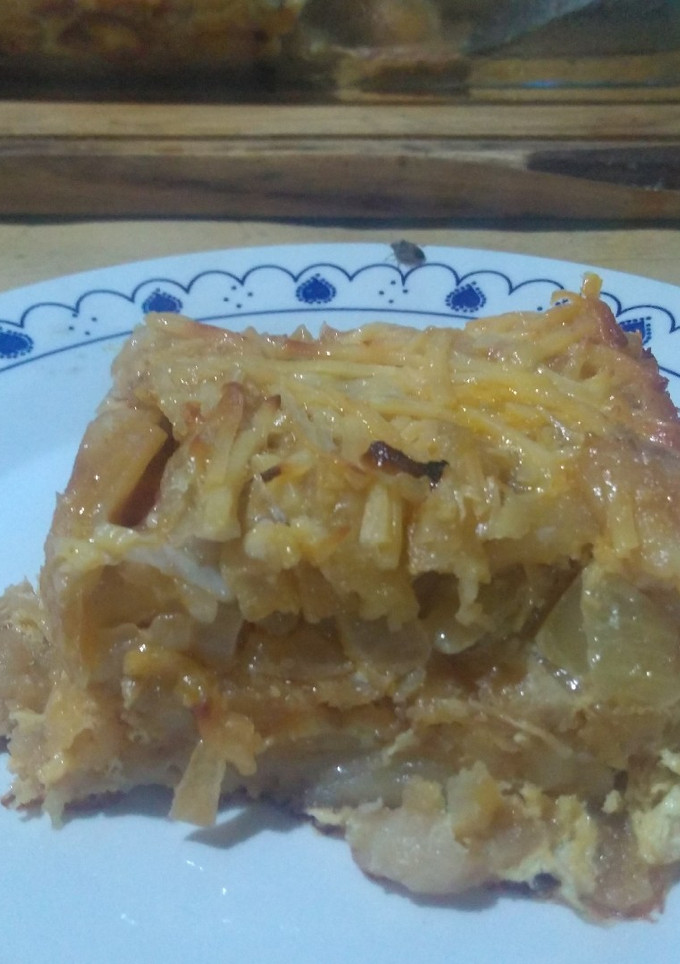 Una foto de Tortilla a la española gratinada