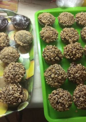 Snickerses muffin recept fotója