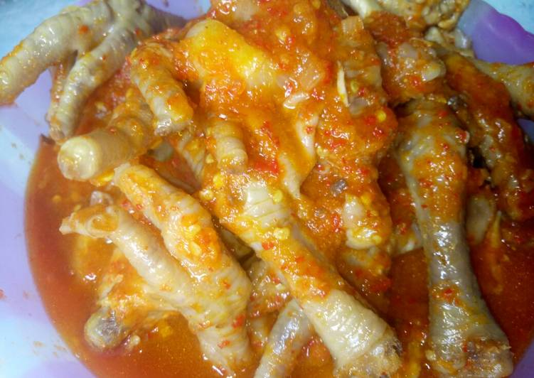 Rica-rica ceker lunak non kemangi