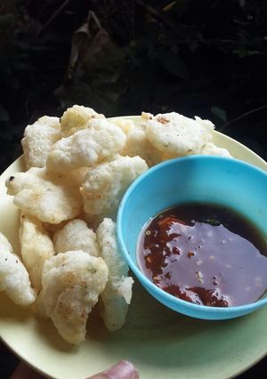 Foto resep Rujak cireng putih berseri