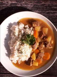 Foto resep Beef Curry Rice