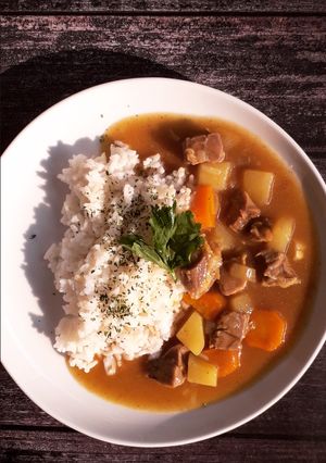 Foto resep Beef Curry Rice
