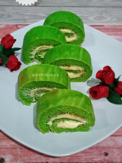 Foto resep Bolu Gulung Pandan