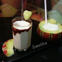 A picture of Musk Melon Lassi.