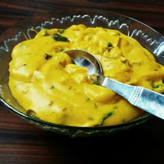 A picture of Pithale (Besan Sabji).