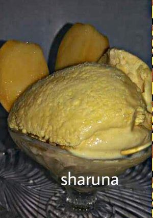 A picture of Fresh Mango Icecream.