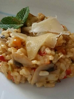 Una foto de Risotto de setas