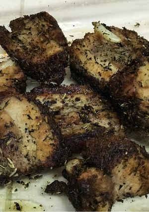 A picture of Mediterranean Rubbed Pork.